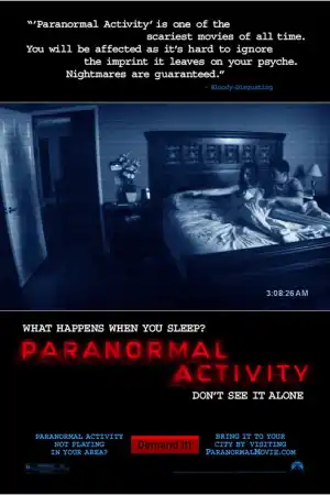 Paranormal Activity постер