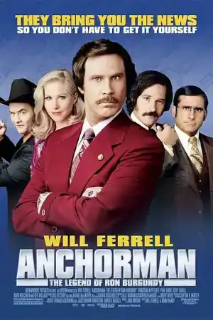 Anchorman: The Legend of Ron Burgundy постер