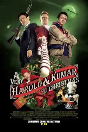 A Very Harold & Kumar 3D Christmas постер
