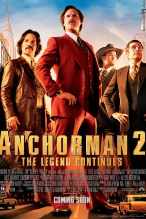 Anchorman 2: The Legend Continues постер