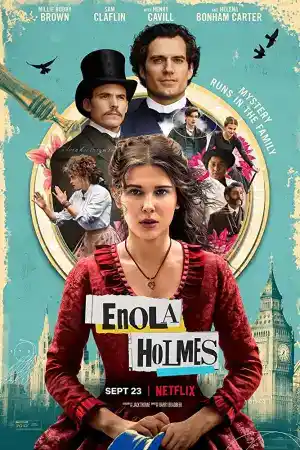 Enola Holmes постер