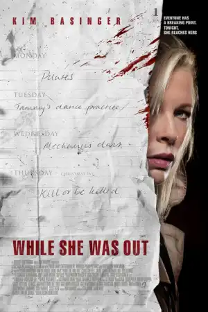 While She Was Out постер