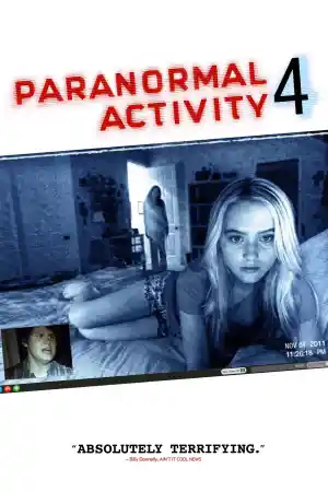 Paranormal Activity 4 постер
