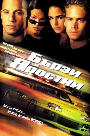 The Fast and the Furious постер