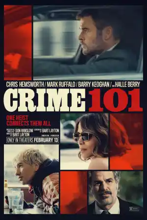 Crime 101 постер